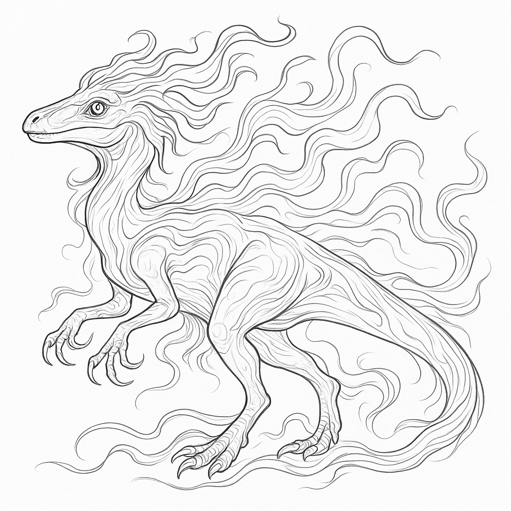 ethereal dinosaur