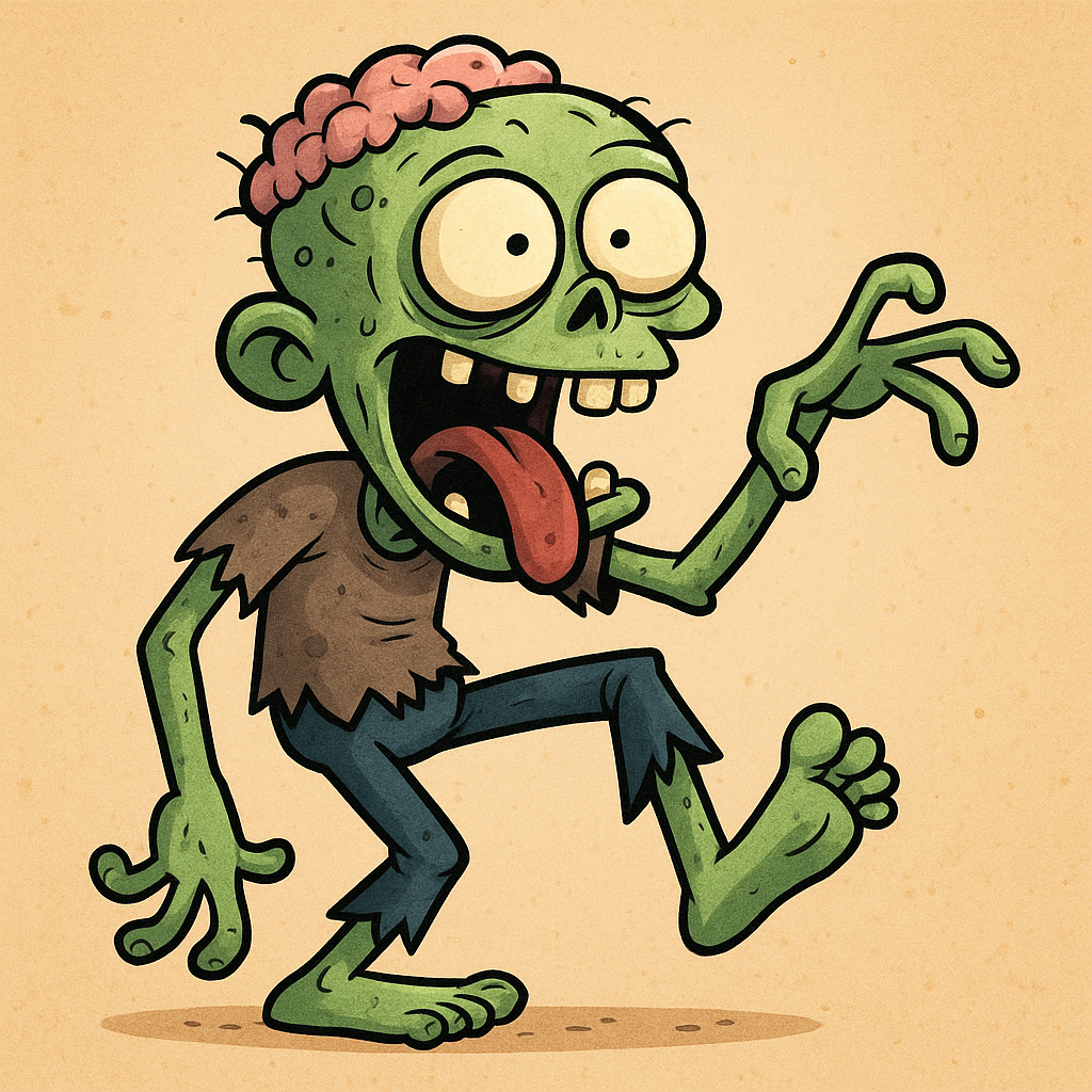 funny zombie