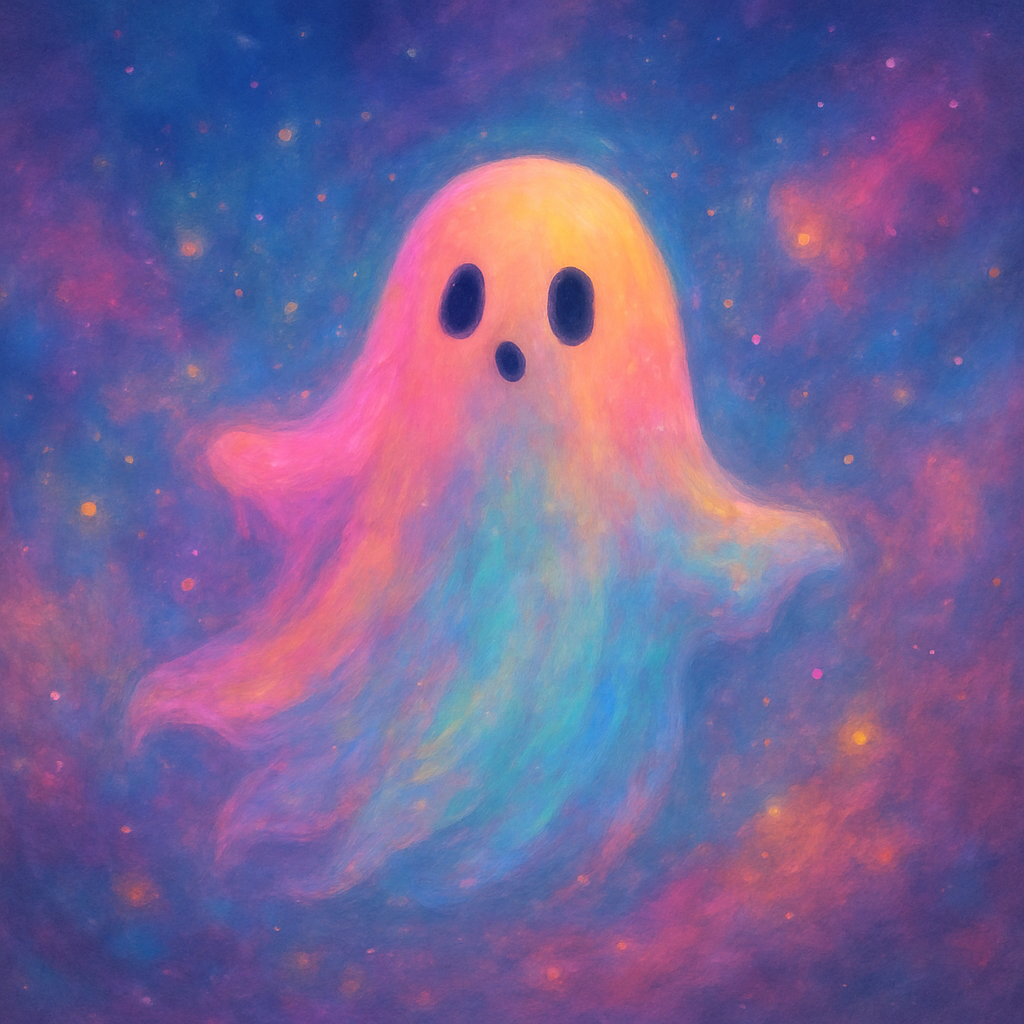 colorful ghost
