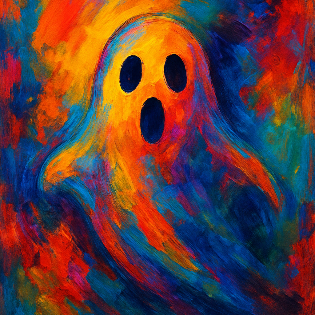 colorful ghost