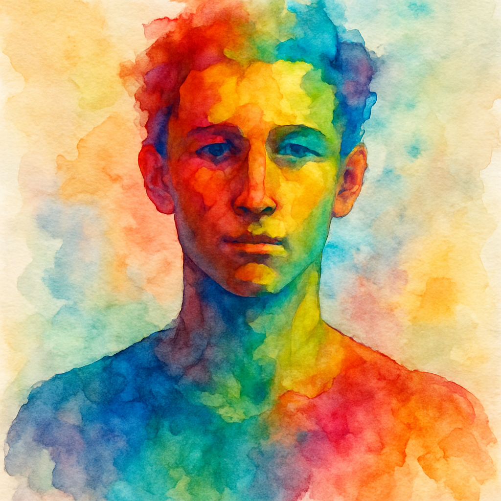 colorful human