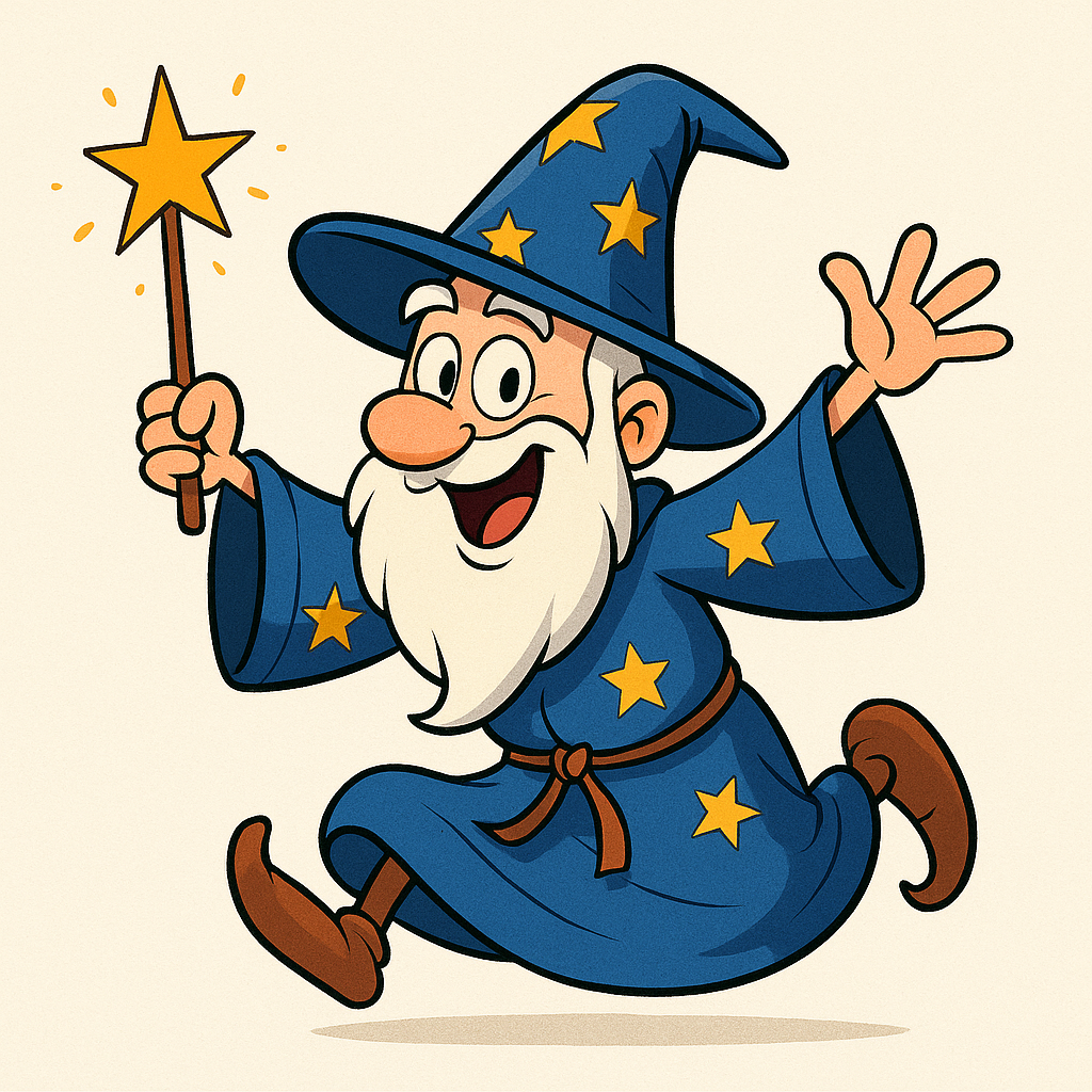 playful wizard