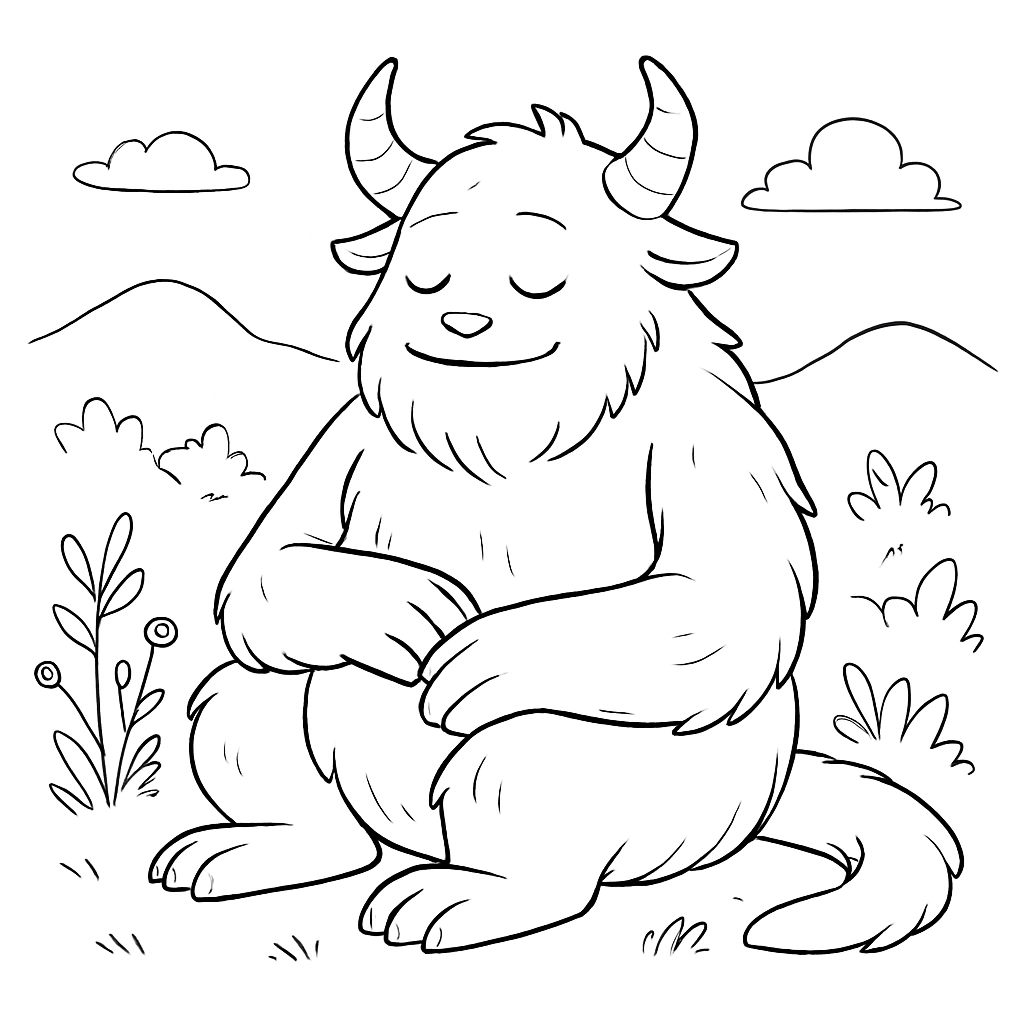 calm monster