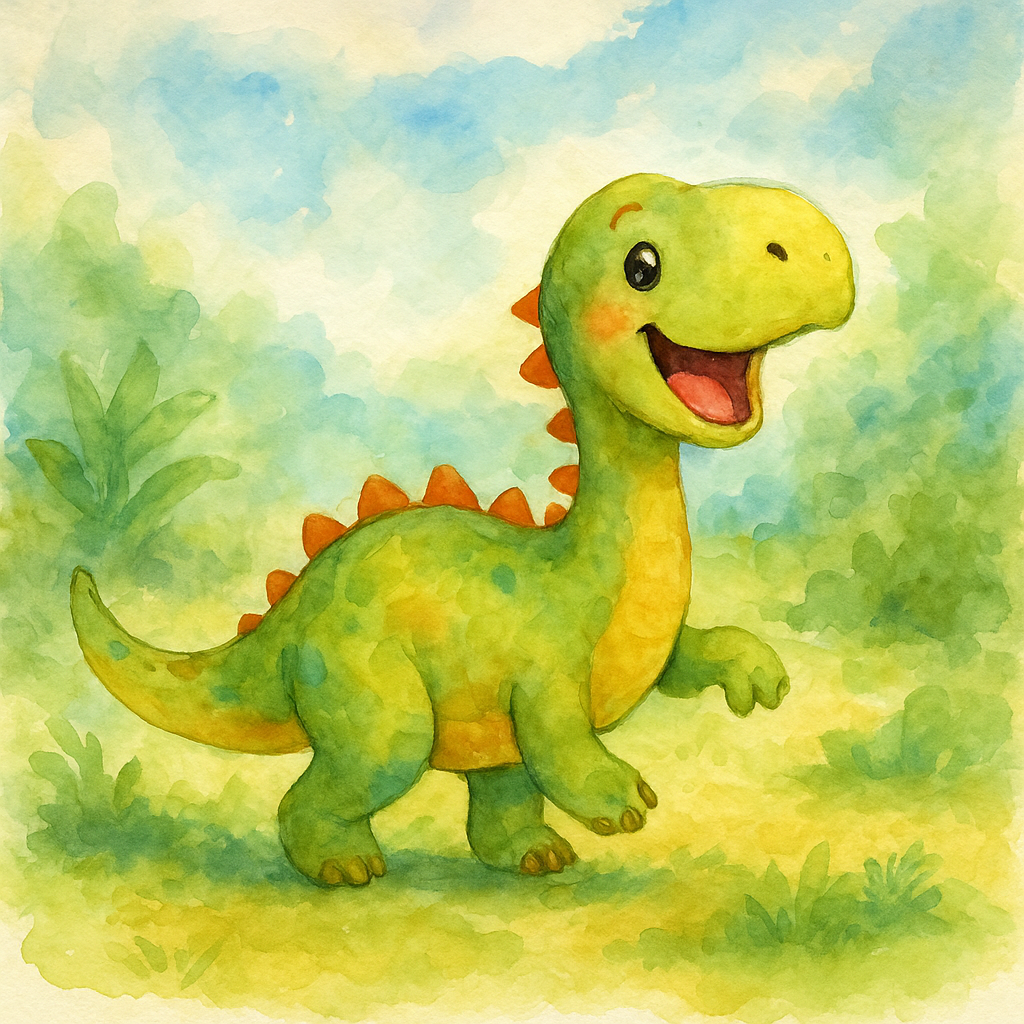 playful dinosaur