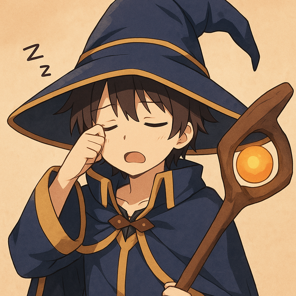 sleepy wizard