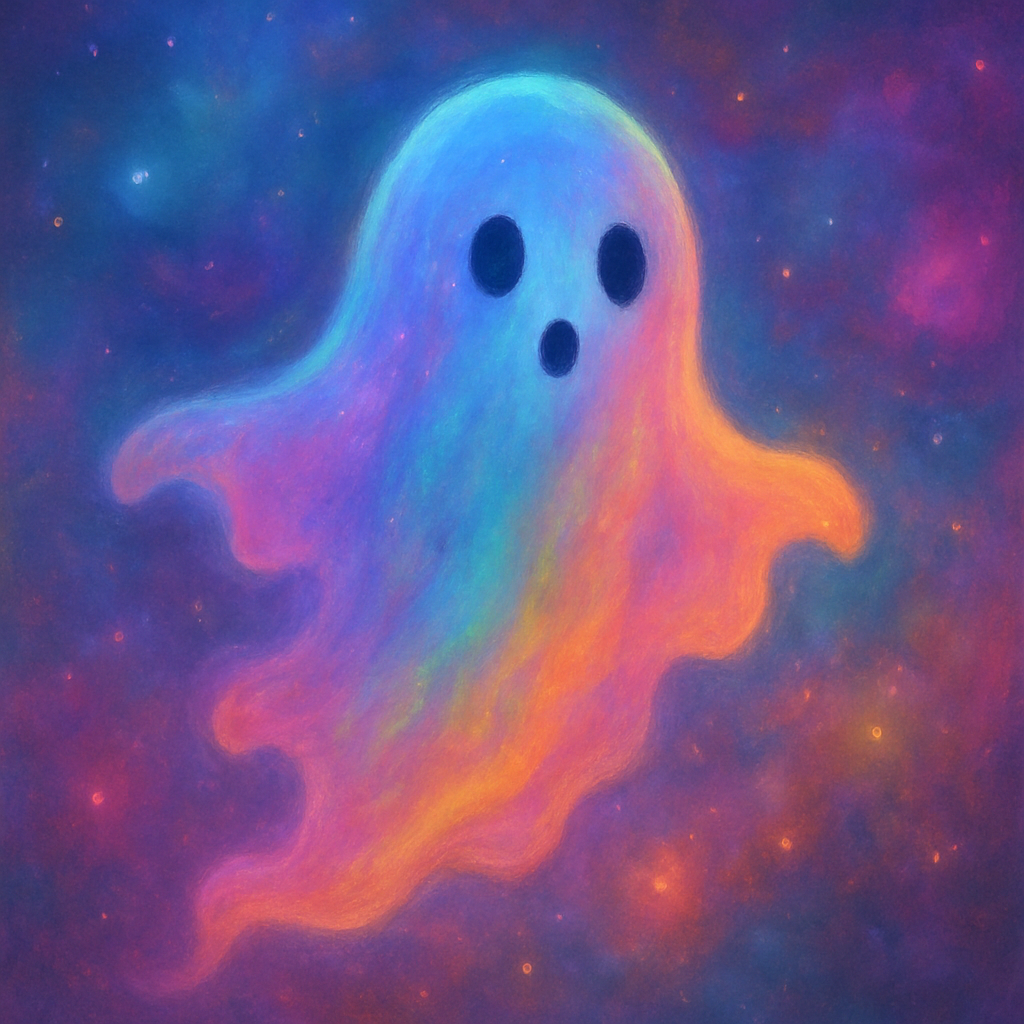 colorful ghost