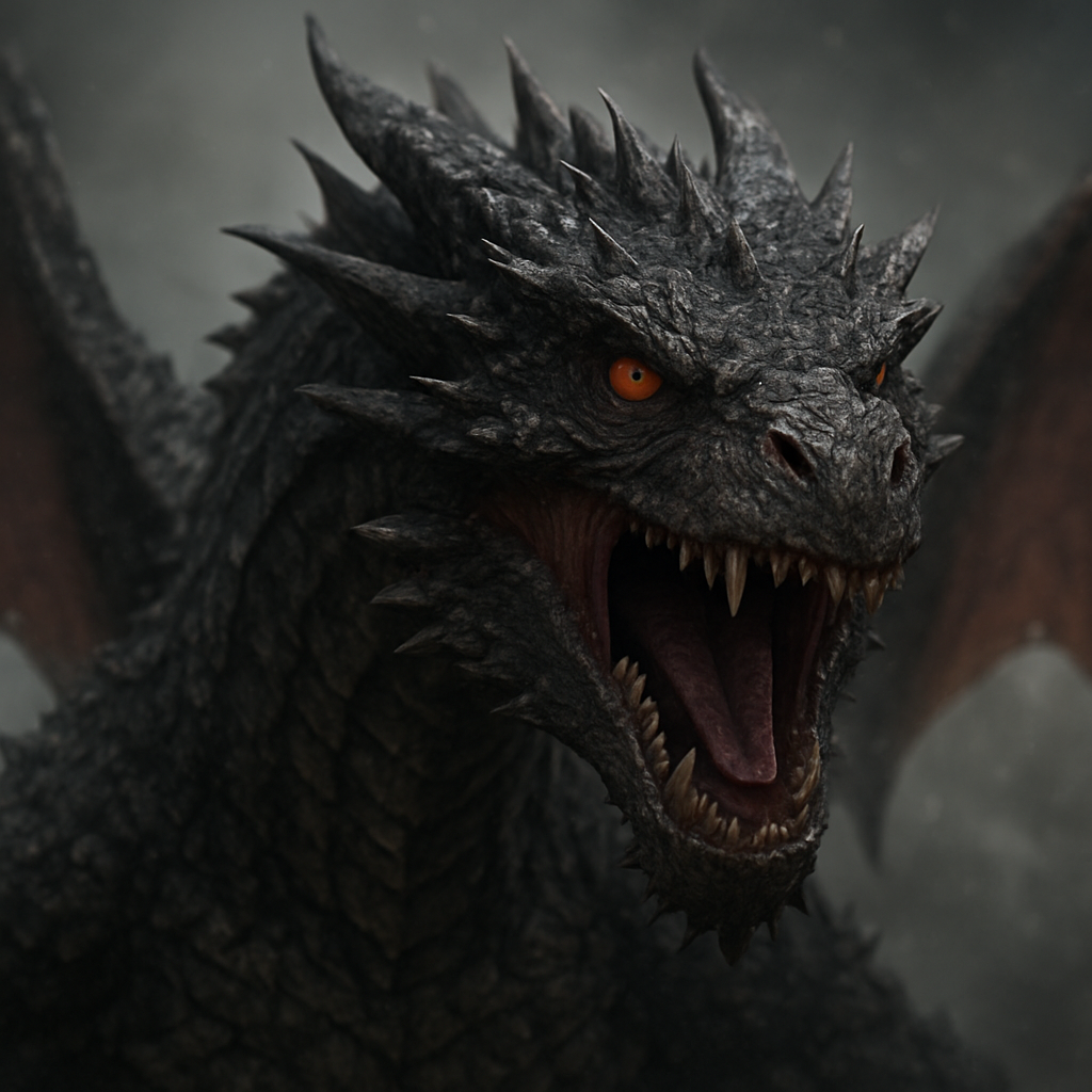 angry dragon